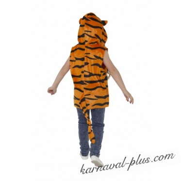 Карнавальный костюм Тигр (жилет с капюшоном)